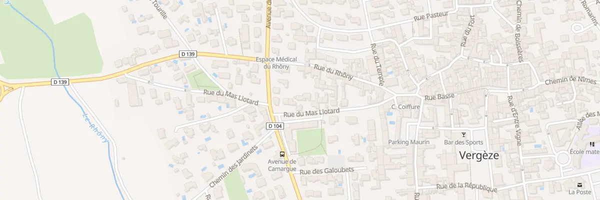 Plan du 154 Rue du Mas Liotard à Vergèze