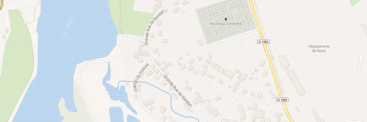Plan du 43 Grande Rue de Randan à Feurs