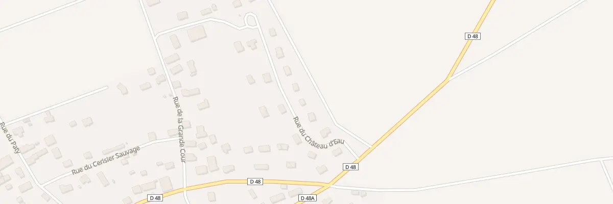Plan du 6 Rue du Château d’Eau à Laubressel