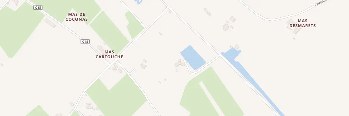 Plan du 9001 Che de la Draille à Aigues-Mortes