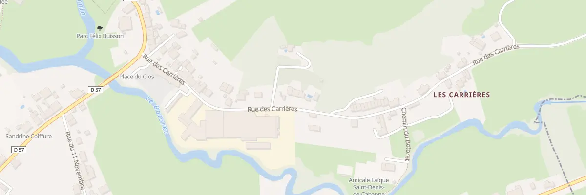 Plan du 243 Rue des Carrières à Saint-Denis-de-Cabanne