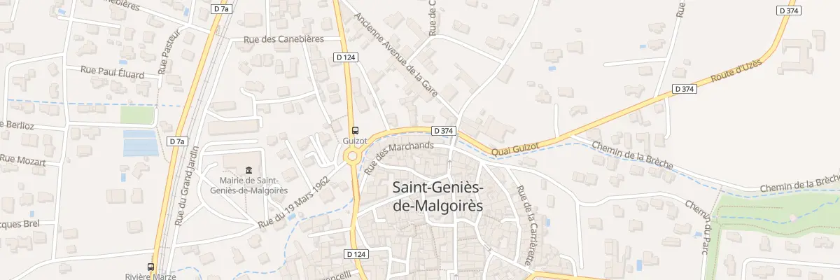 Plan du 15 Rue des Marchands à Saint-Geniès-de-Malgoirès