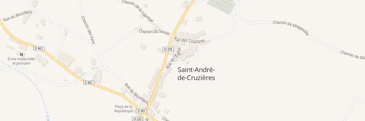 Plan du 31 Rue du Castellas à Saint-André-de-Cruzières