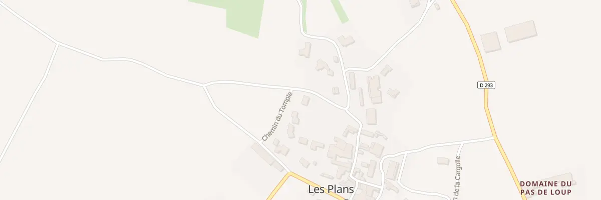 Plan du 86 Che du Tomple aux Plans