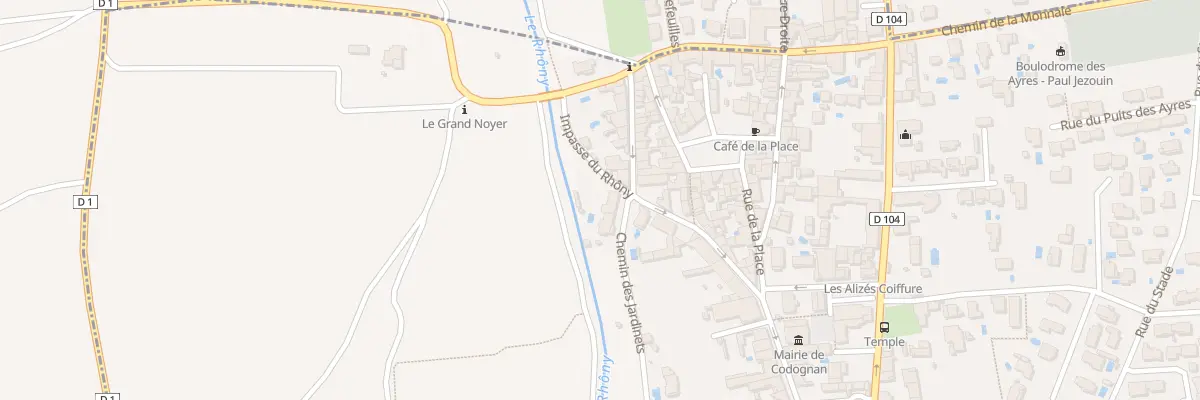 Plan du 14 Rue des Jardinets à Codognan