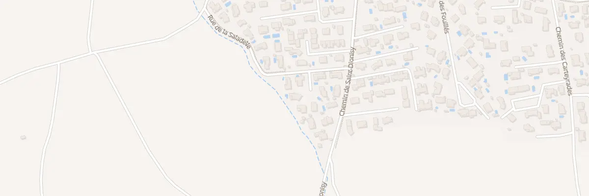 Plan du 6 Rue de la Saladelle à Clarensac
