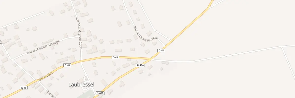 Plan du 3 Rue du Château d’Eau à Laubressel