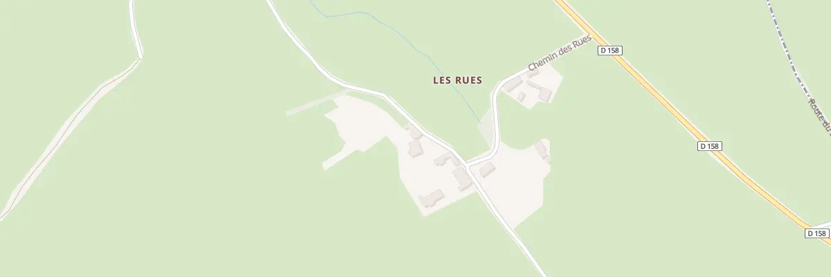 Plan du 11 Che des Rues à Oyé