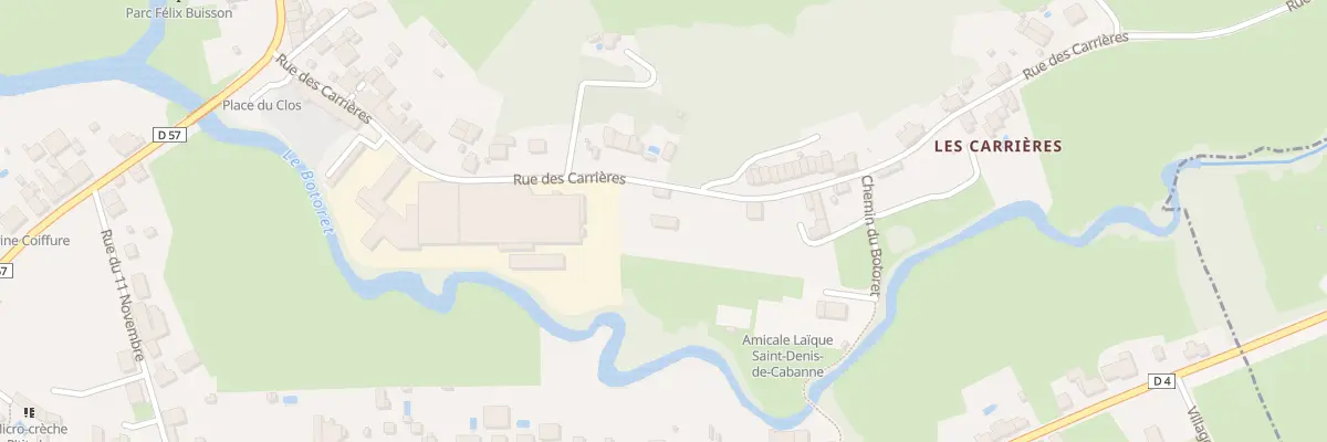 Plan du 312 Rue des Carrières à Saint-Denis-de-Cabanne