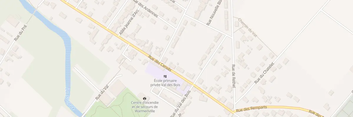Plan du 28 Rue des Censes à Warmeriville