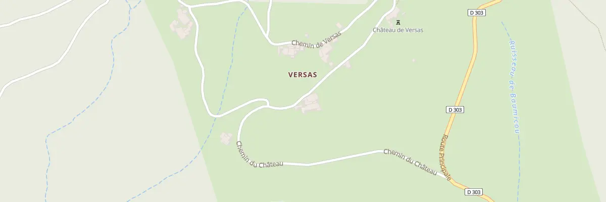 Plan du 5060 Versas à Sanilhac