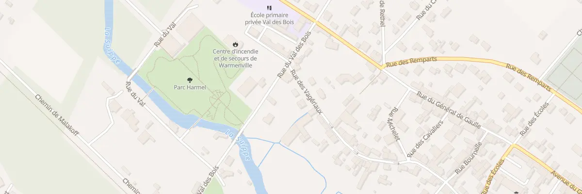 Plan du 43 Rue des Vageriaux à Warmeriville