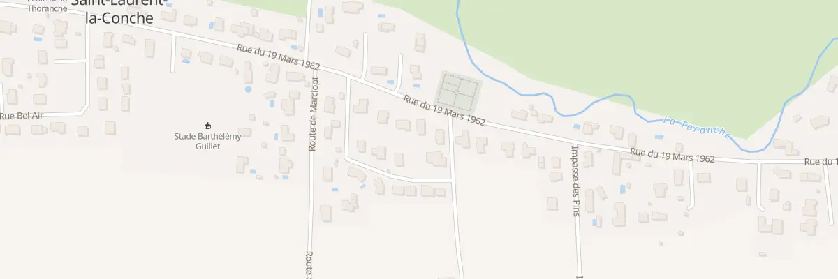 Plan du 690 Rue de la Thoranche à Saint-Laurent-la-Conche