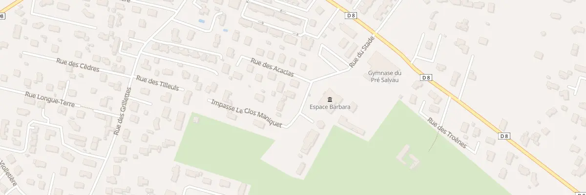 Plan du 1 Rue des Acacias à Bonson