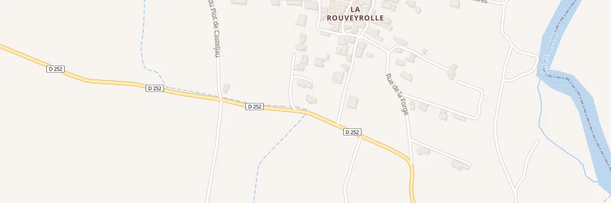Plan du 1680 Rte du Bois de Païolive à Berrias-et-Casteljau