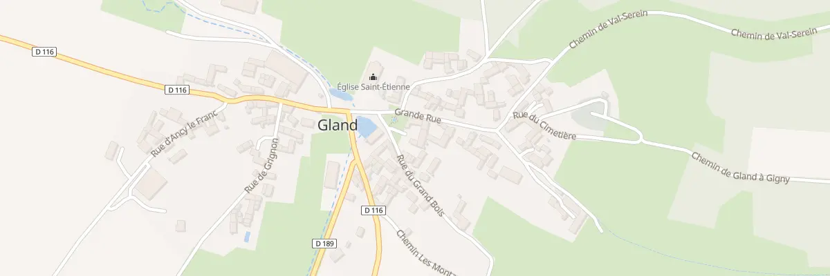 Plan du 6 Pl de la Mairie à Gland