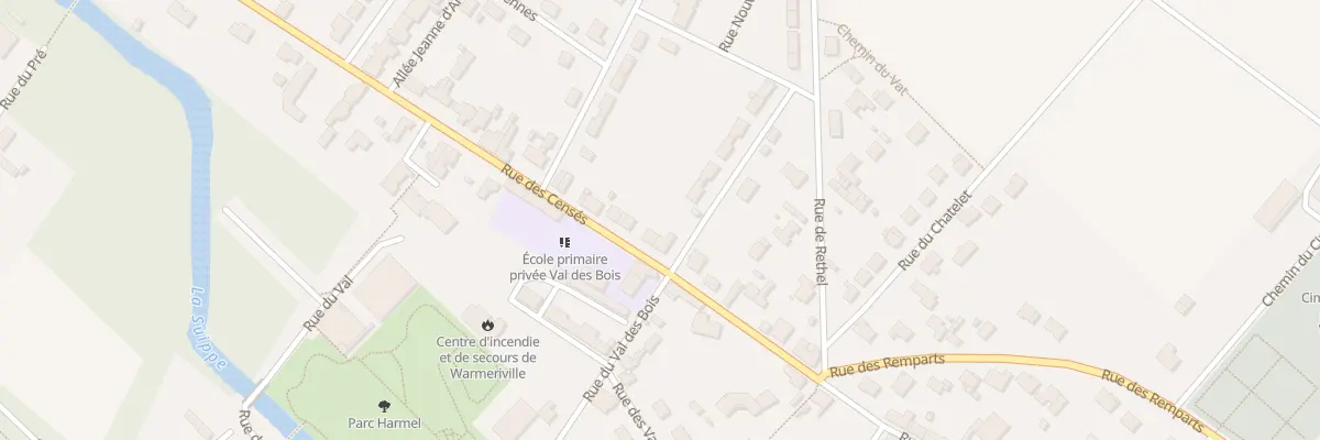 Plan du 18 Rue des Censes à Warmeriville