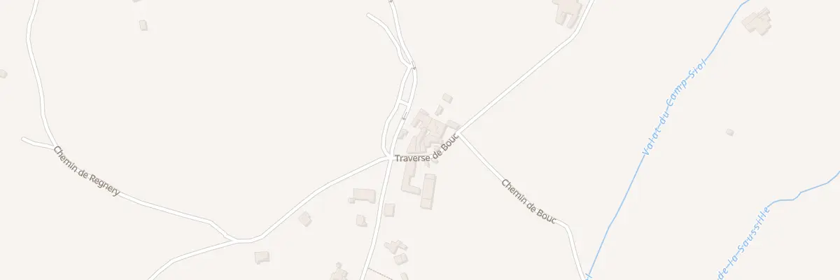 Plan du 420 Rte La Traverse de Bouc à Potelières