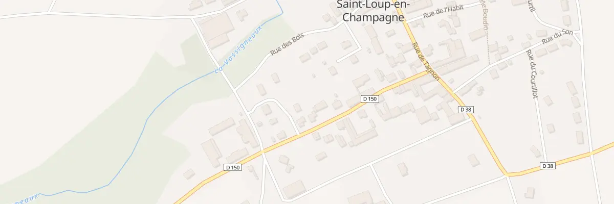 Plan du 6 Rue de la Cour du Seigneur à Saint-Loup-en-Champagne