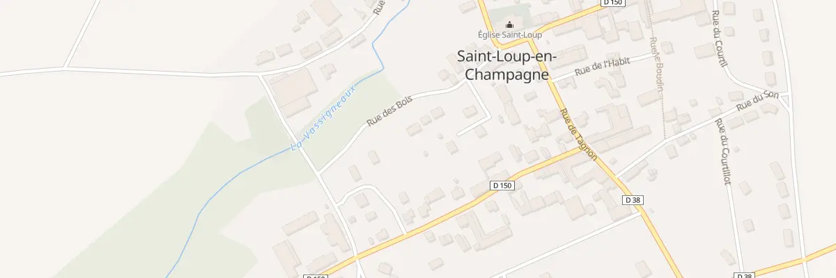 Plan du 9 Rue des Bois à Saint-Loup-en-Champagne