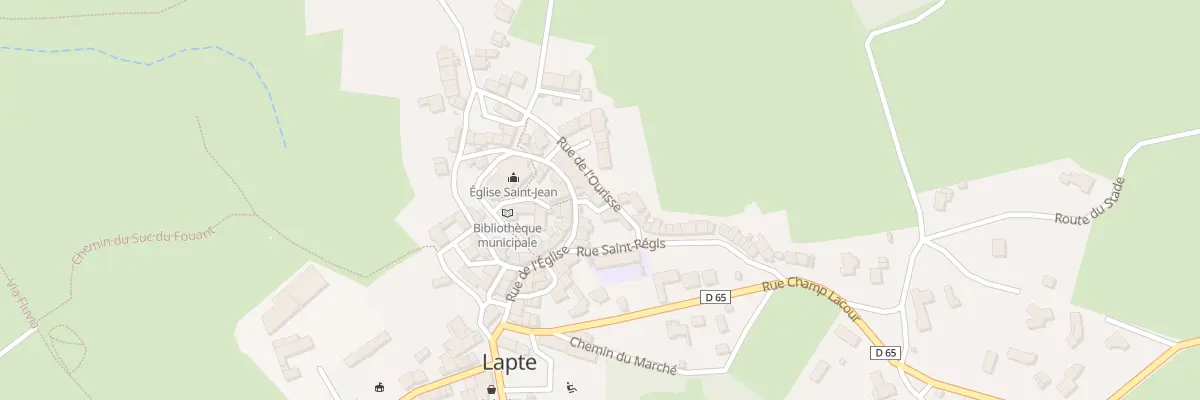 Plan du 5093 Le Bourg à Lapte
