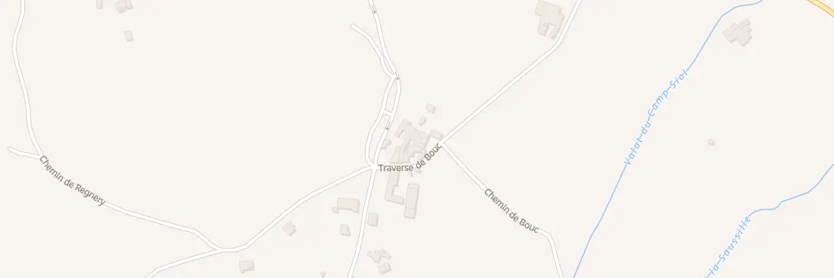 Plan du 346 Rte La Traverse de Bouc à Potelières