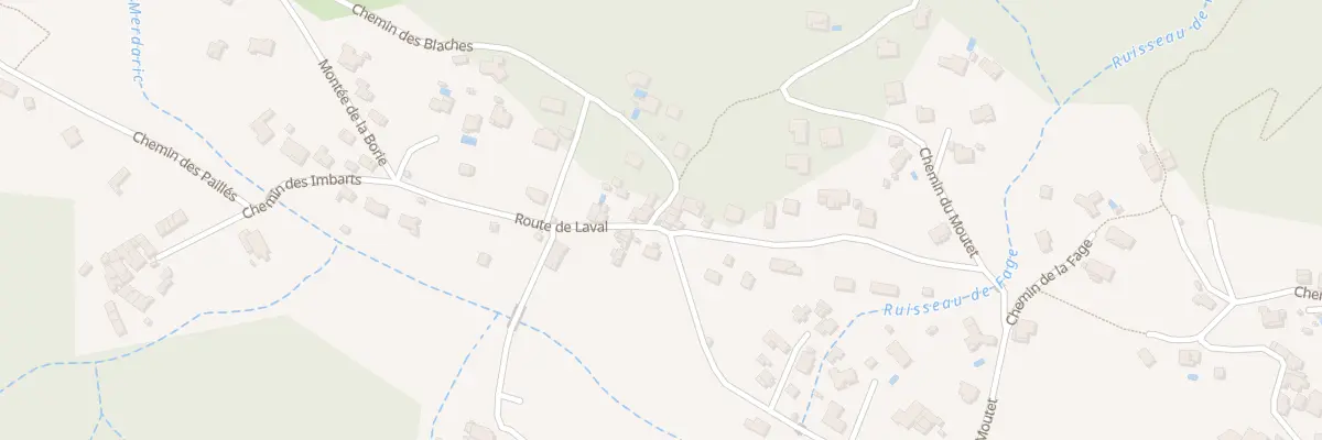 Plan du 5328 La Chareyre à Thueyts