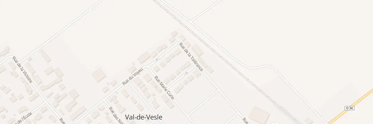 Plan du 10 Rue Catherine Hessling à Val-de-Vesle