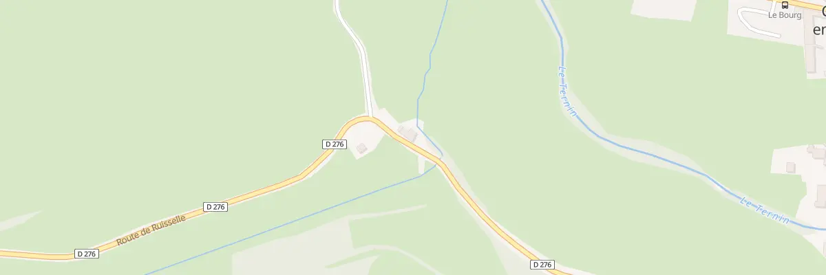 Plan du 600 Rte de Ruisselle à Chissey-en-Morvan
