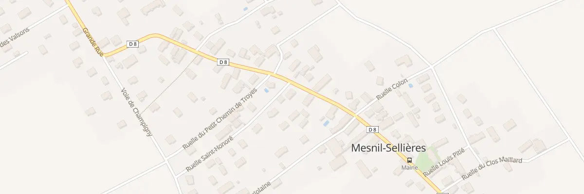 Plan du 24 Grande Rue à Mesnil-Sellières
