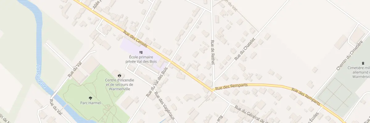Plan du 12 Rue des Censes à Warmeriville