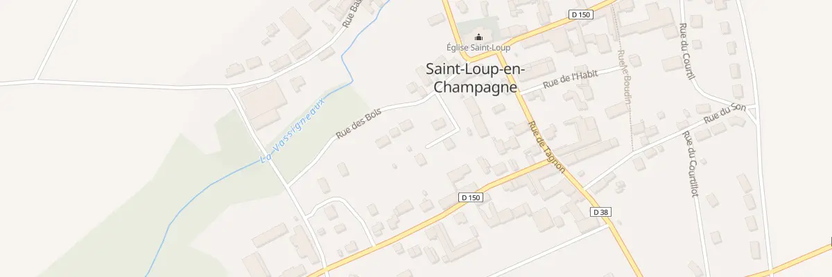 Plan du 5 Rue des Bois à Saint-Loup-en-Champagne