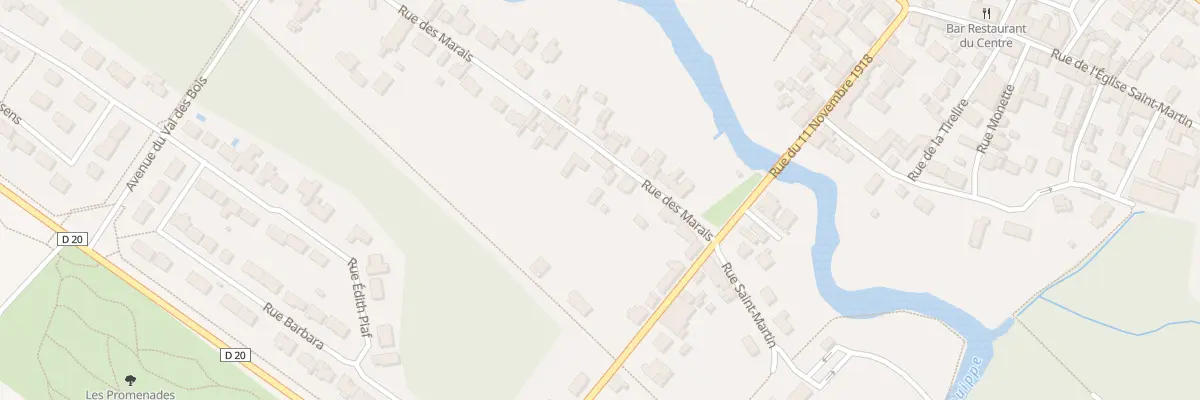 Plan du 9 Rue des Marais à Warmeriville