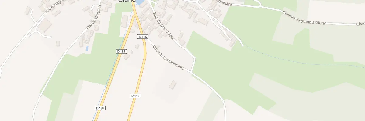 Plan du 3 Che les Montants à Gland