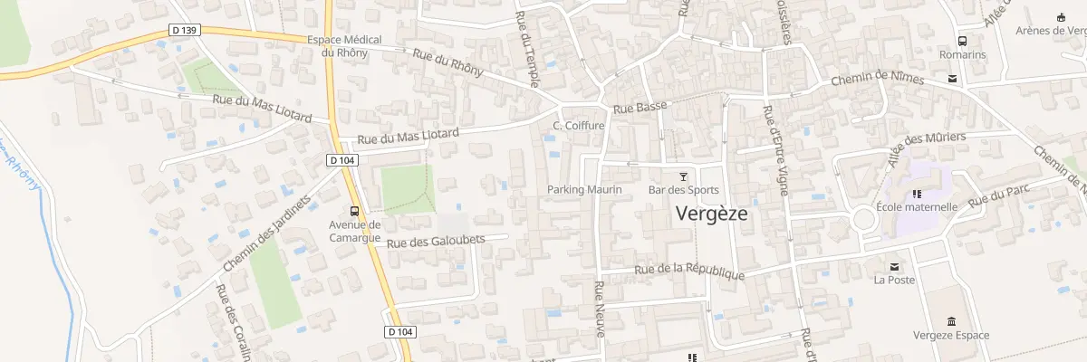 Plan du 50C Rue du Mas Liotard à Vergèze