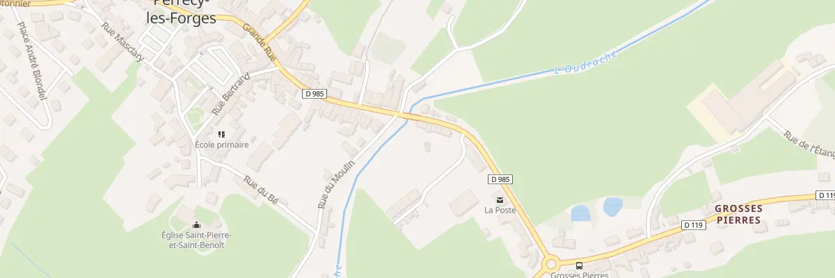 Plan du 25 Chs de l’Etang à Uxeau