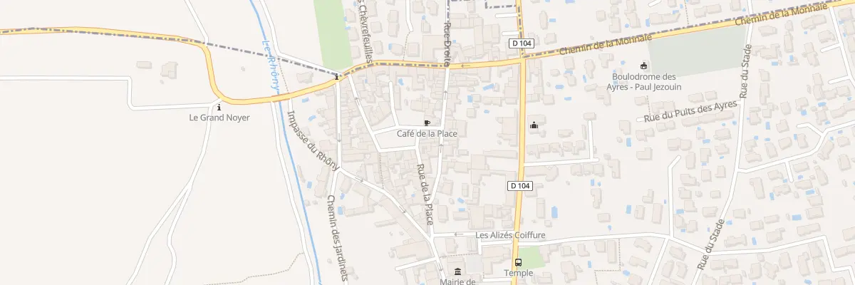 Plan du 4 Rue du Cafe à Codognan