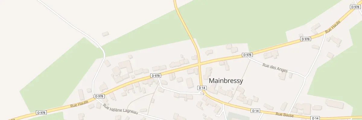 Plan du 20 Rue Haute à Rocquigny
