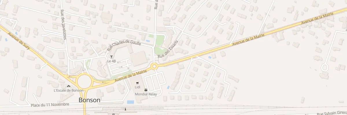 Plan du 5 Av de la Mairie à Bonson