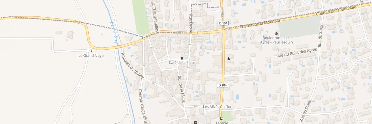 Plan du 79 Rue Droite à Codognan