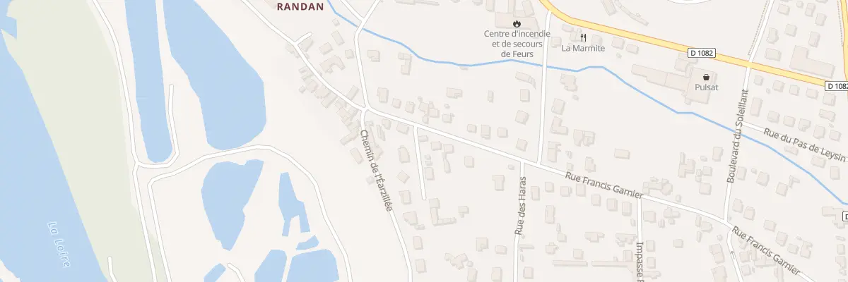 Plan du 8 Rue Francis Garnier à Feurs