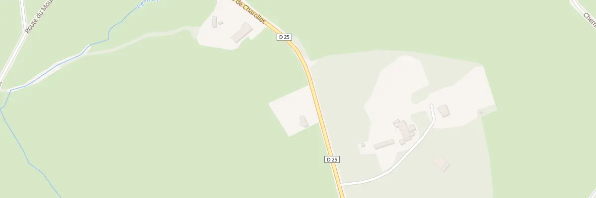 Plan du 490 Rte de Charolles à Saint-Aubin-en-Charollais