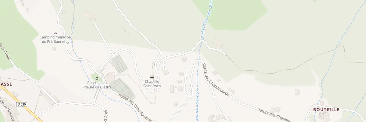 Plan du 85 Imp du Claux à Montpezat-sous-Bauzon