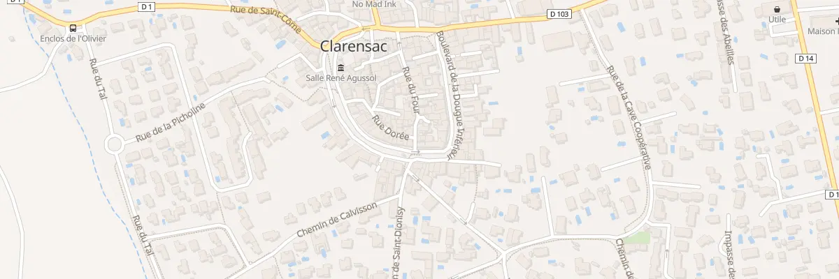 Plan du 15 Rue du Four à Clarensac