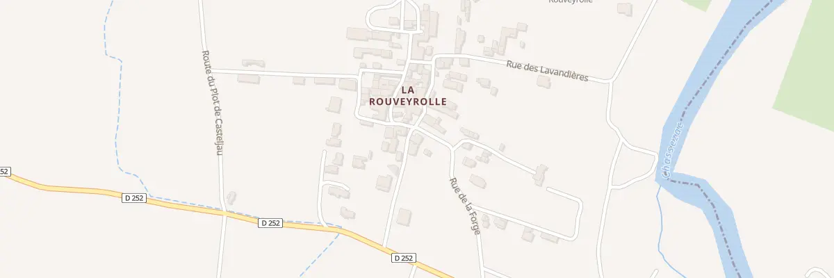 Plan du 101 Rue de la Croix à Berrias-et-Casteljau