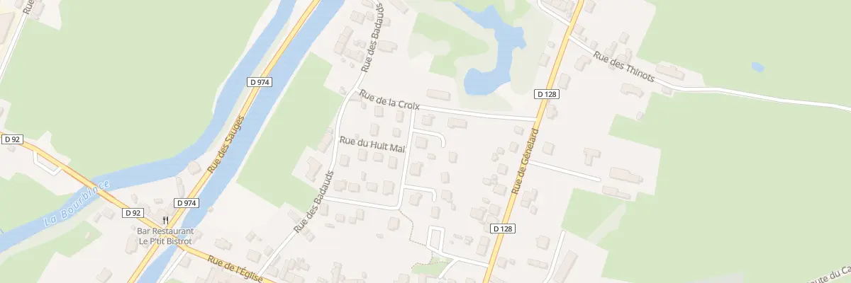 Plan du 12 Rue du Onze Novembre à Palinges