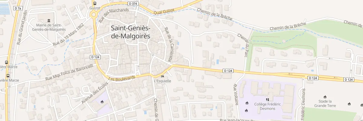 Plan du 7 Rte de Nîmes à Saint-Geniès-de-Malgoirès