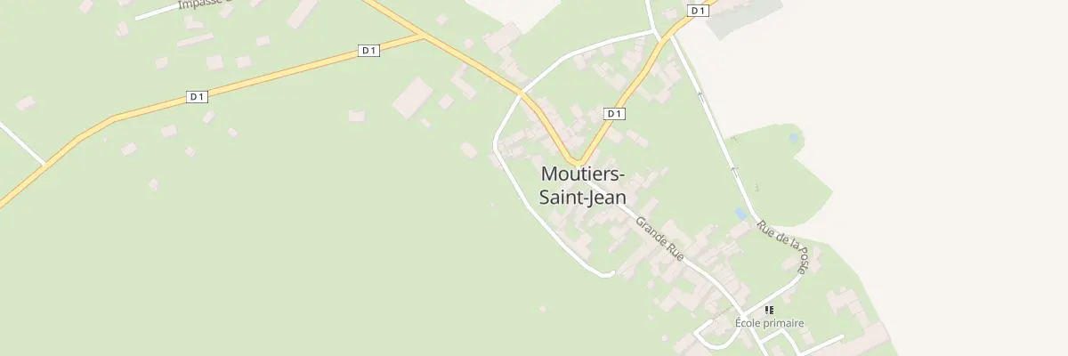 Plan du 1 Rue Porte aux Goths à Moutiers-Saint-Jean