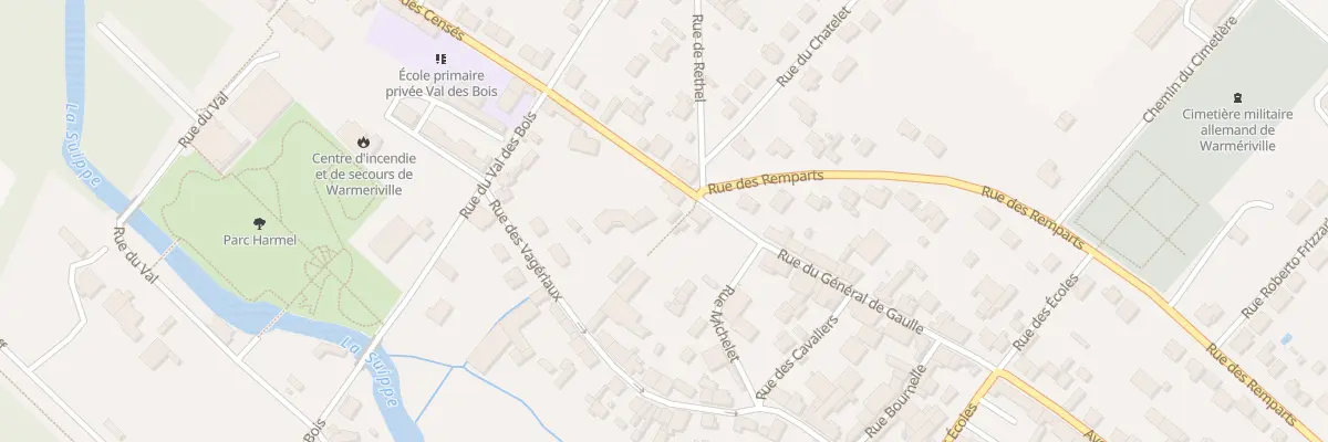 Plan du 1 Rue des Censes à Warmeriville