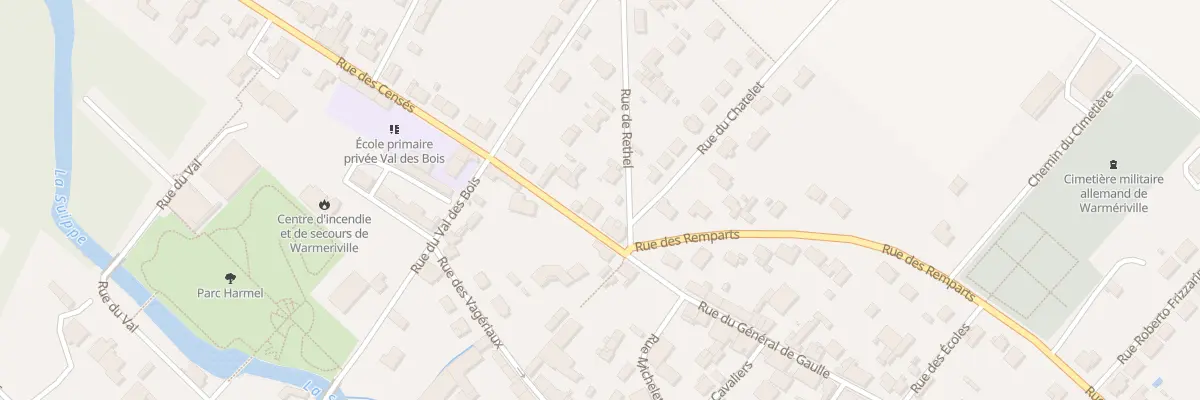 Plan du 6 Rue des Censes à Warmeriville